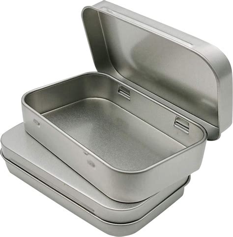 small metal containers with lids